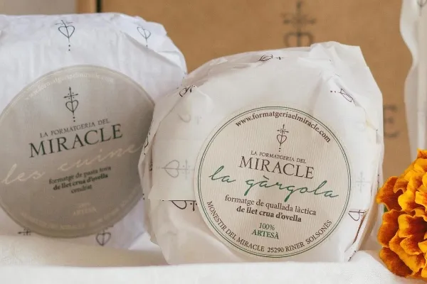 Formatgeria del Miracle , productor de Queso en la localidad de Riner, Lleida